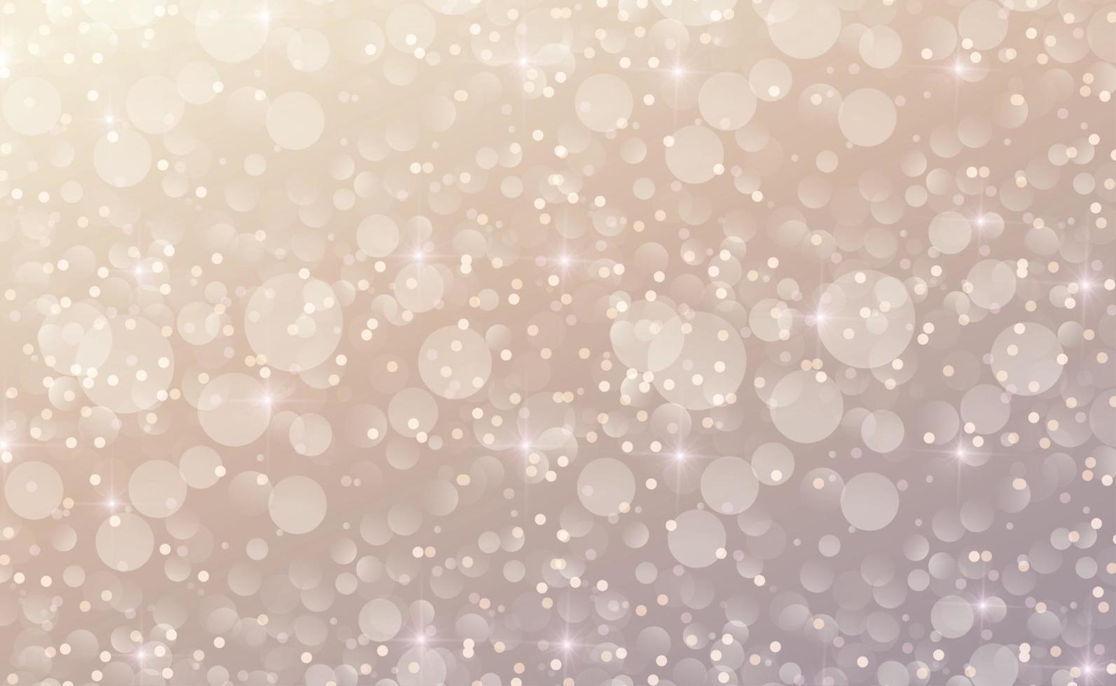 White abstract blurred background with bokeh effect vector