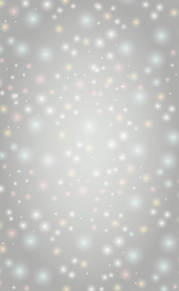 White abstract blurred background with bokeh effect vector