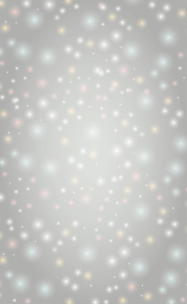 White abstract blurred background with bokeh effect vector