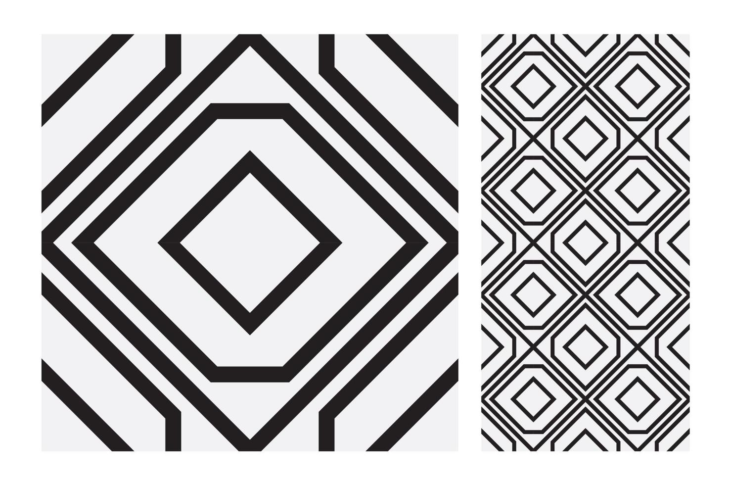 vintage tiles patterns antique seamless design in Vector illustration