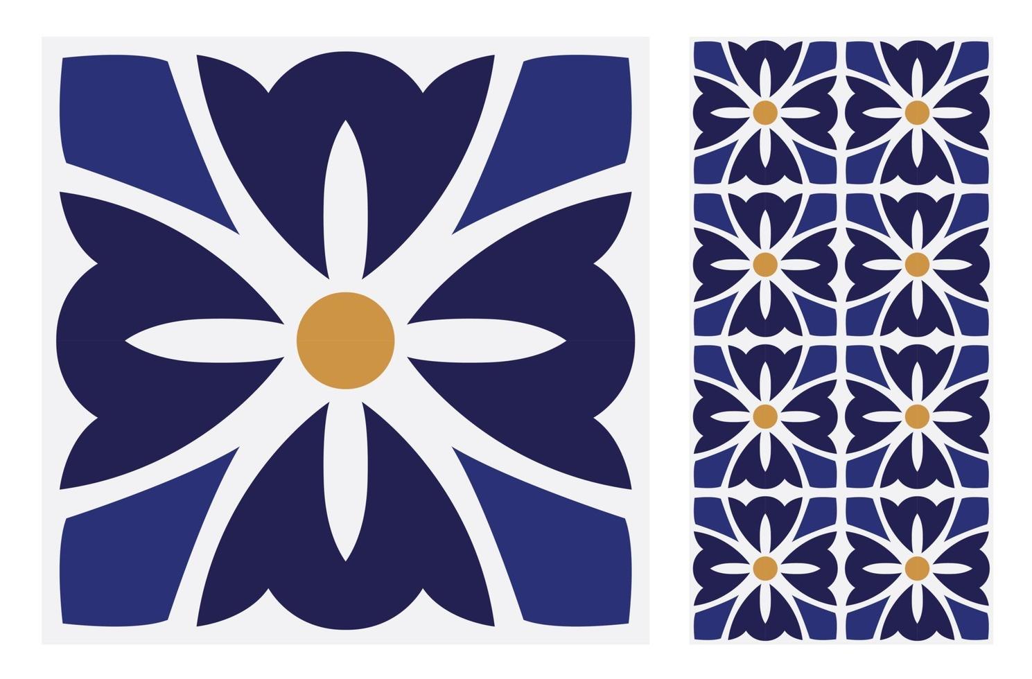 patrones de azulejos vintage antiguo diseño sin costuras vector