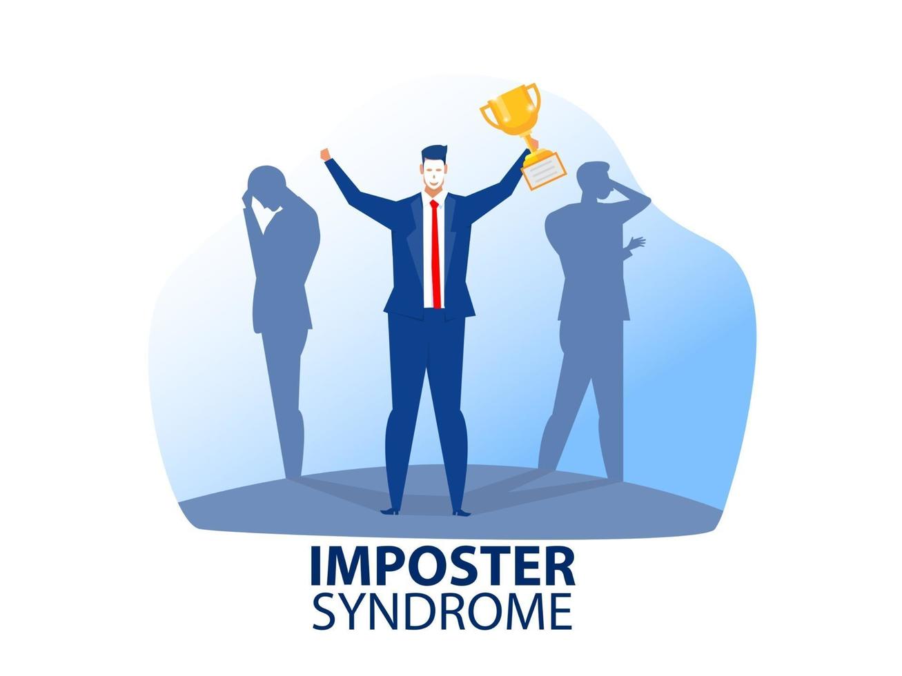 concepto de síndrome del impostor vector