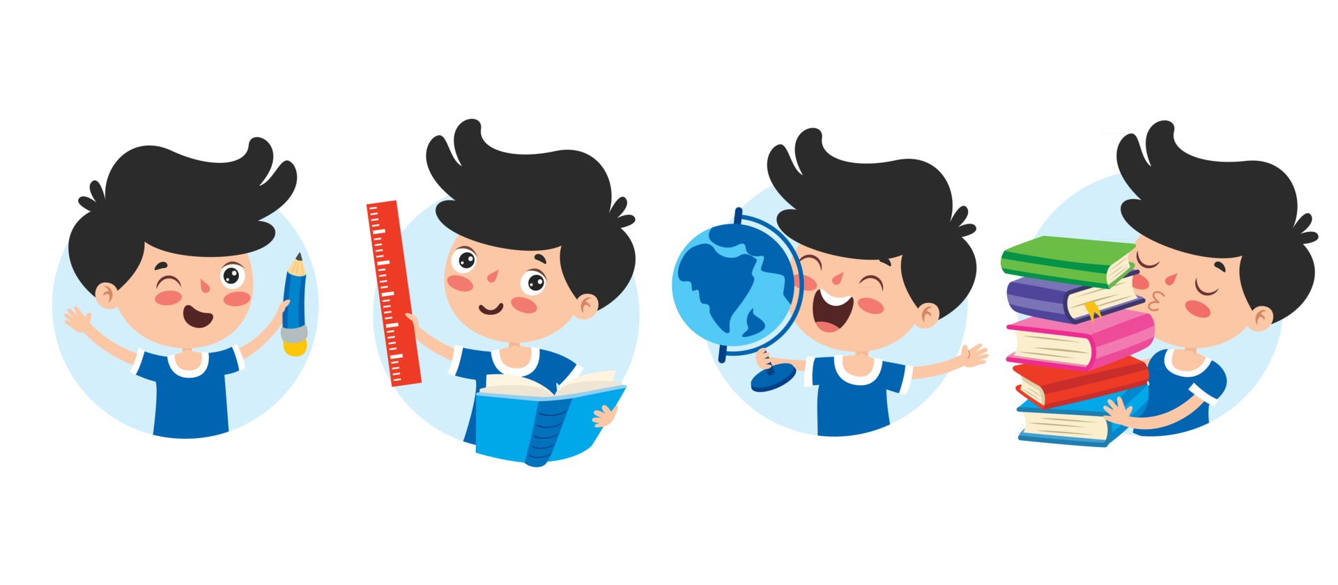 Cartoon Character Studying And Learning 2407618 Vector Art at Vecteezy Cartoon Character Studying And Learning 2407618 Vector Art at Vecteezy