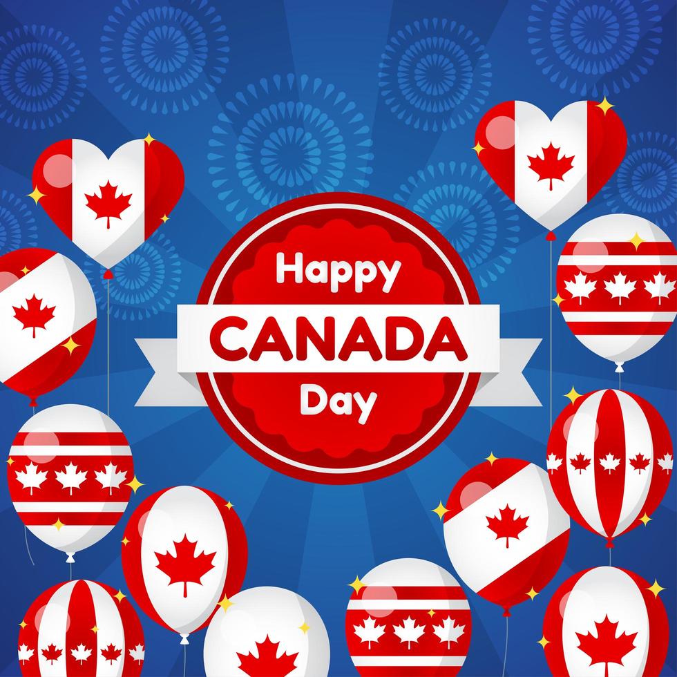 Canada Day Background vector