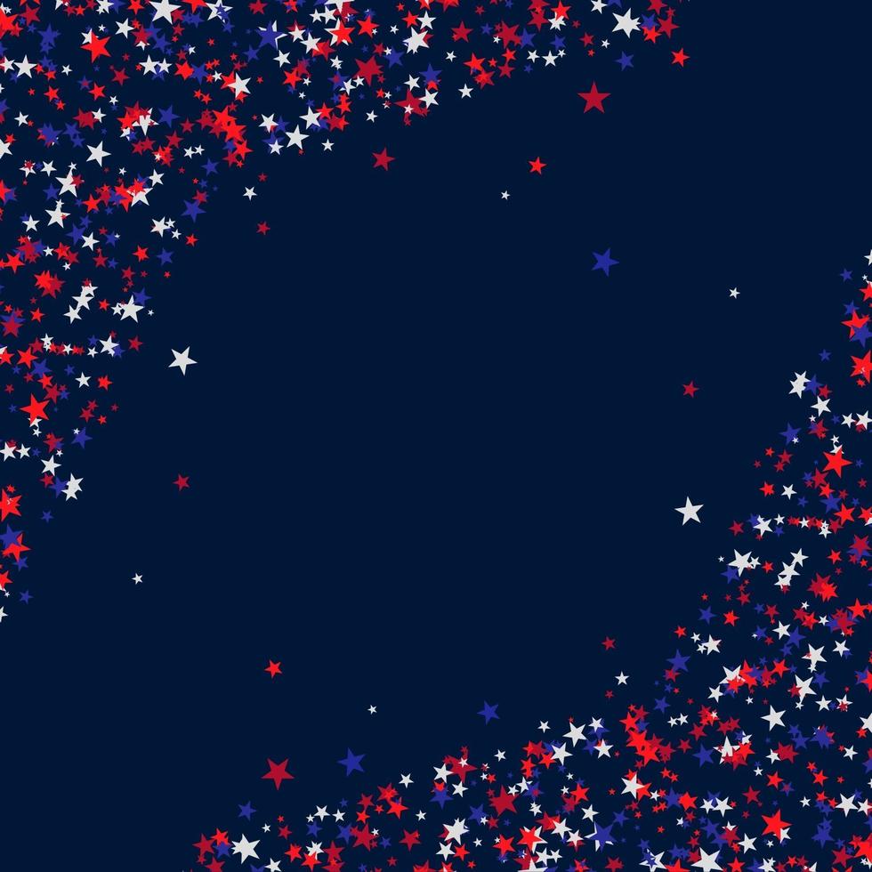 Stars for USA holidays vector