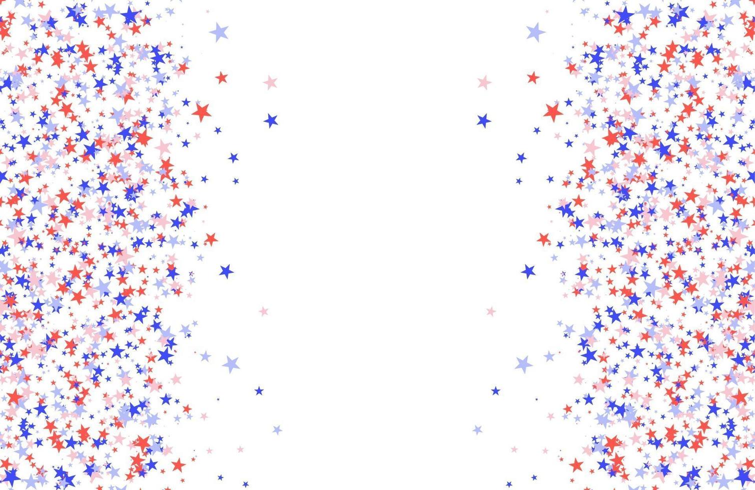 July 4th pattern made of stars vector