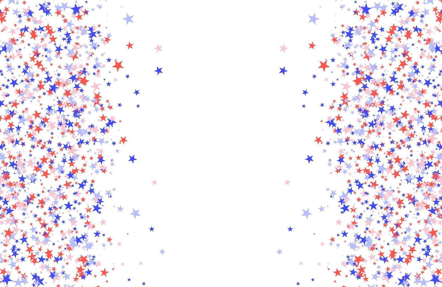 July 4th pattern made of stars vector