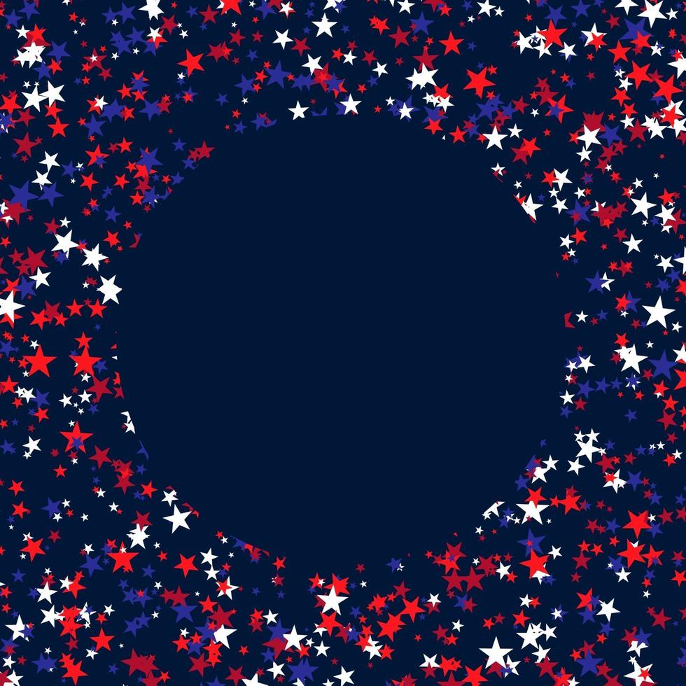 Stars for USA holidays vector