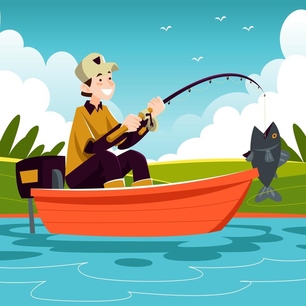 Catch Fish Vector Art, Icons, and Graphics for Free Download