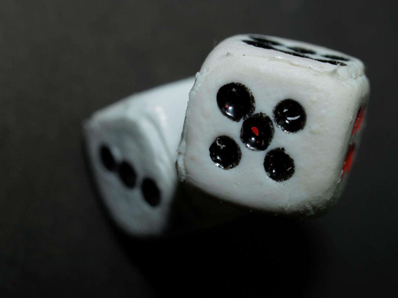 Dice close up photo