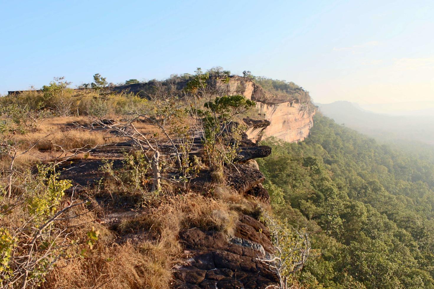 Landscape in the Pha Taem National Park in Thailand photo