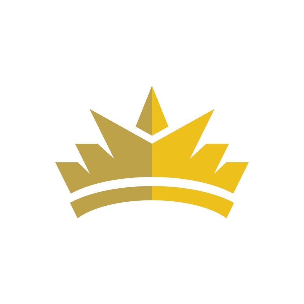 Crown Concept Logo Design Template vector