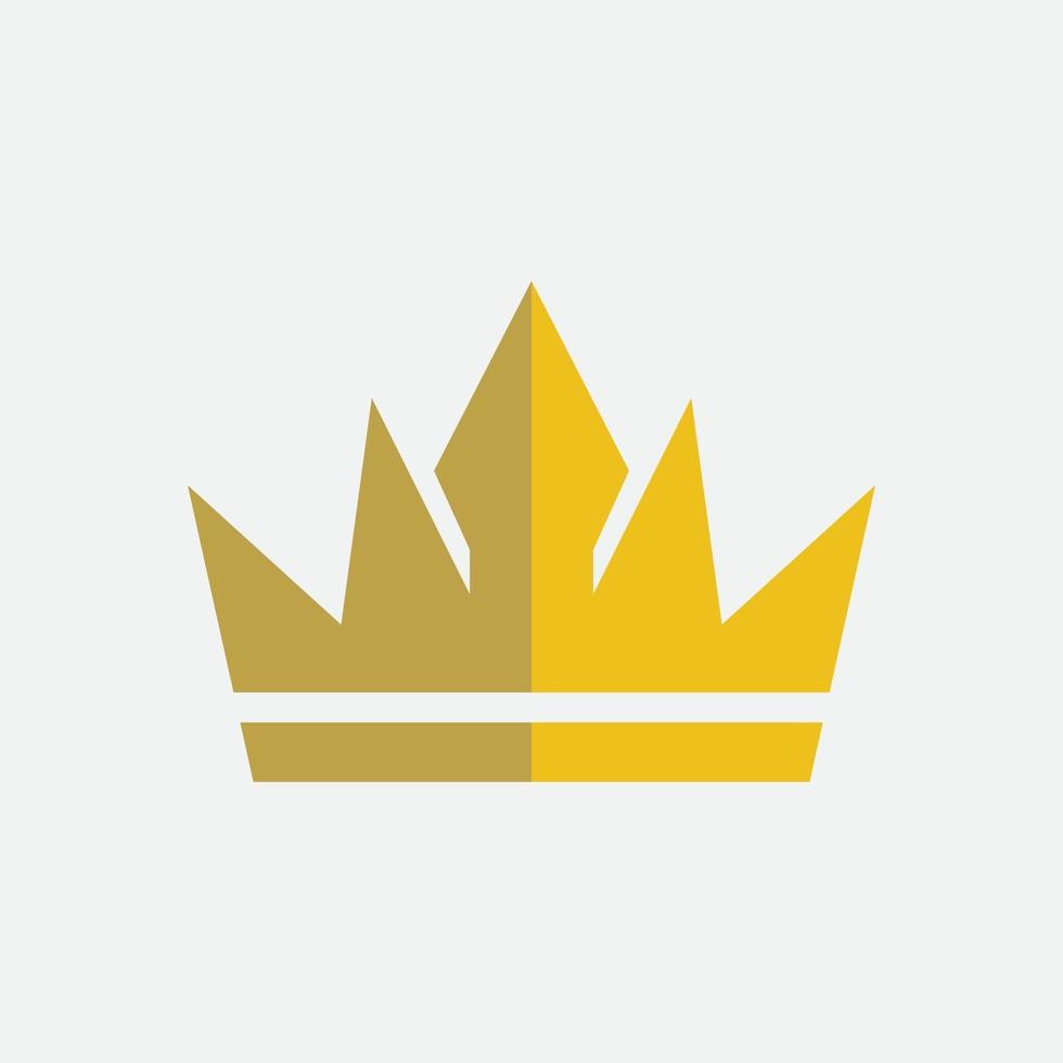 Crown Concept Logo Design Template vector