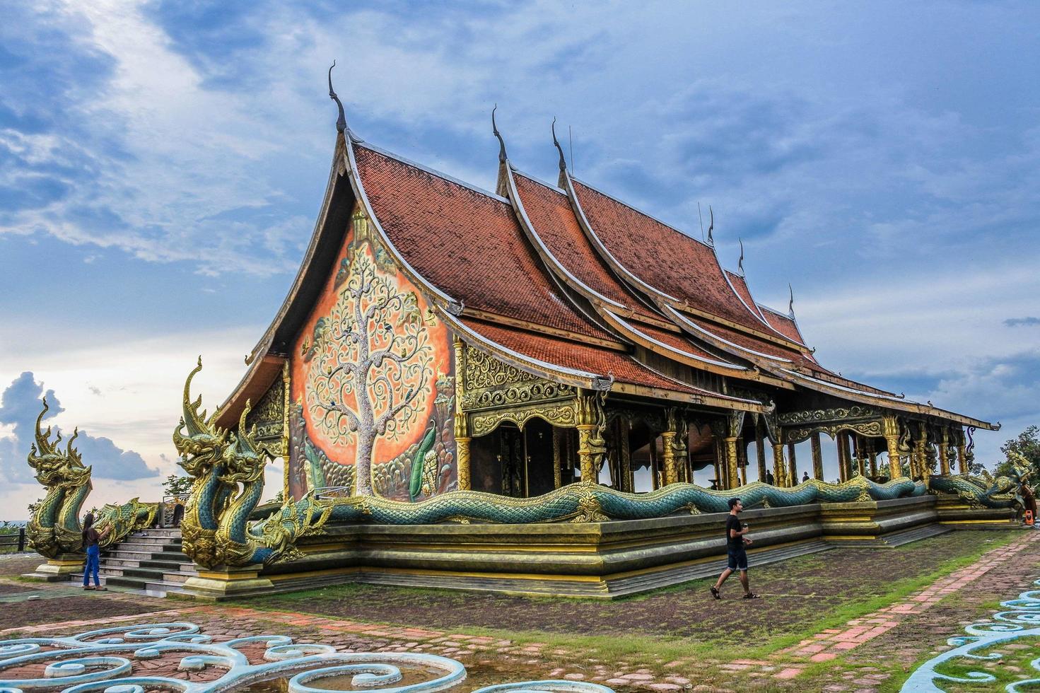 Wat Sirintornwararam Wat Phu Prao temple in Ubon Ratchathani, Thailand photo