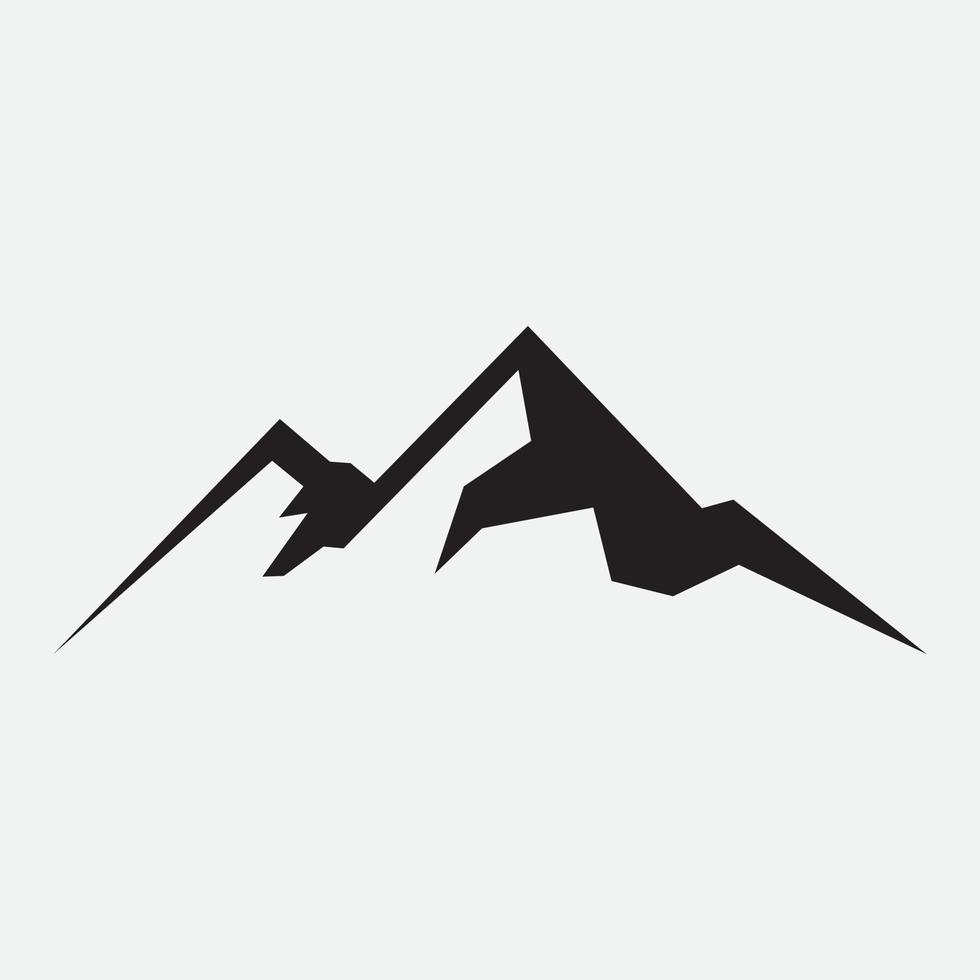 montaña logo símbolo vector de señal