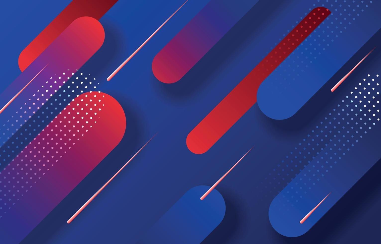 Red Blue White Background vector