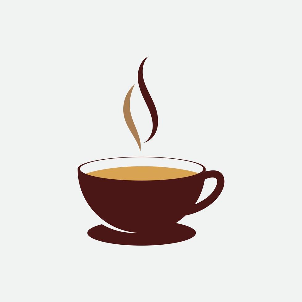 Coffee cup Logo  coffee shop vector icon design