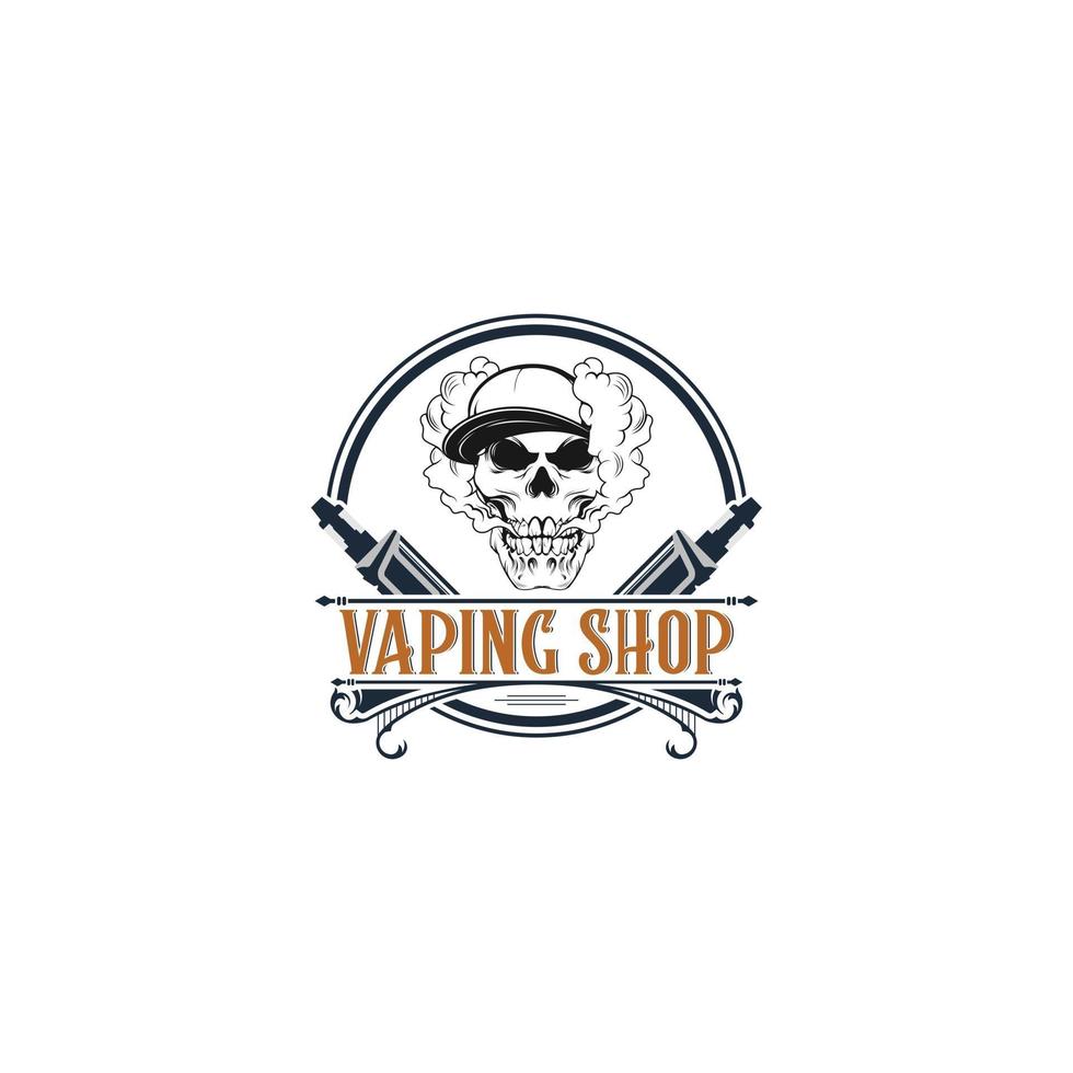 logotipos para empresas dedicadas a la venta de vapor vector