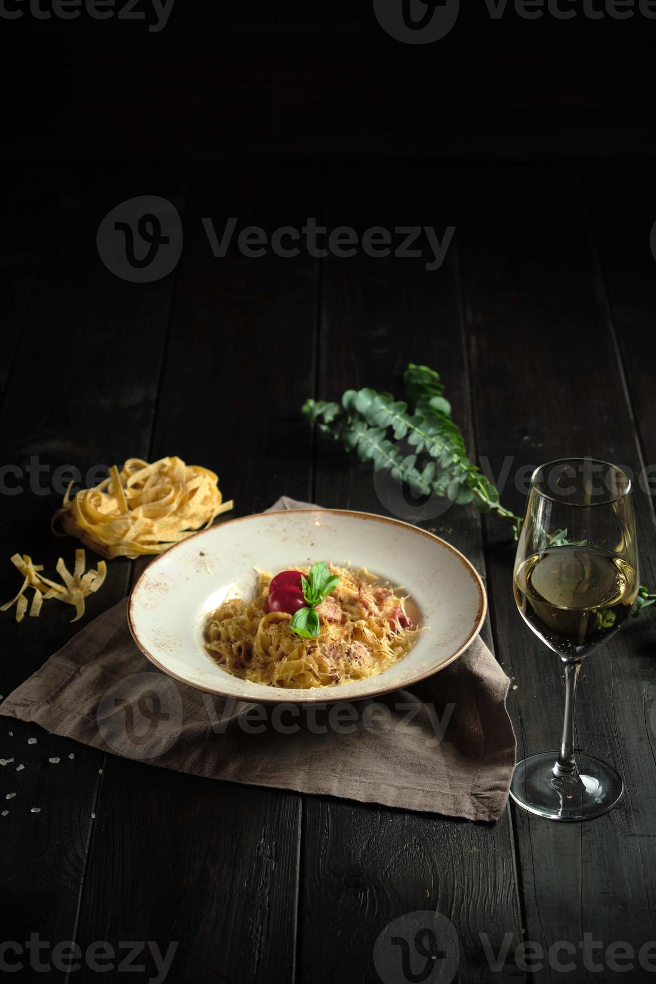 Italian Pasta catering menu 2412824 Stock Photo at Vecteezy