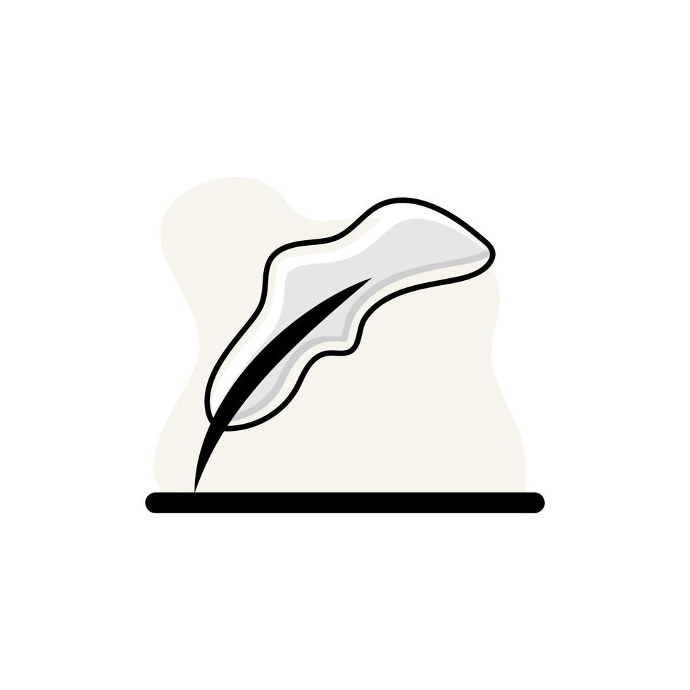 Calligraphy Icon Conceptual Vector Illustration Design