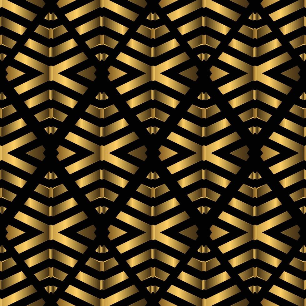 Luxurious Seamless Pattern with Gold Color vector