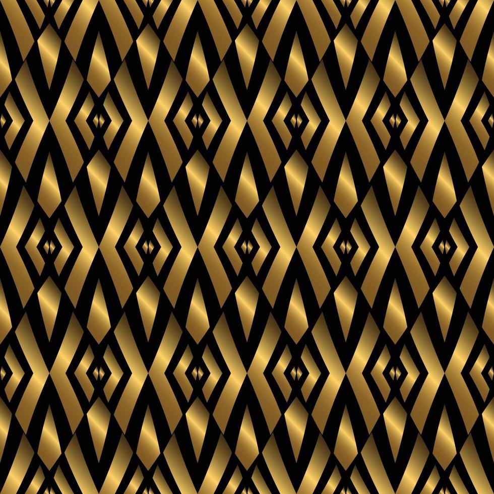 Luxurious Seamless Pattern with Gold Color vector