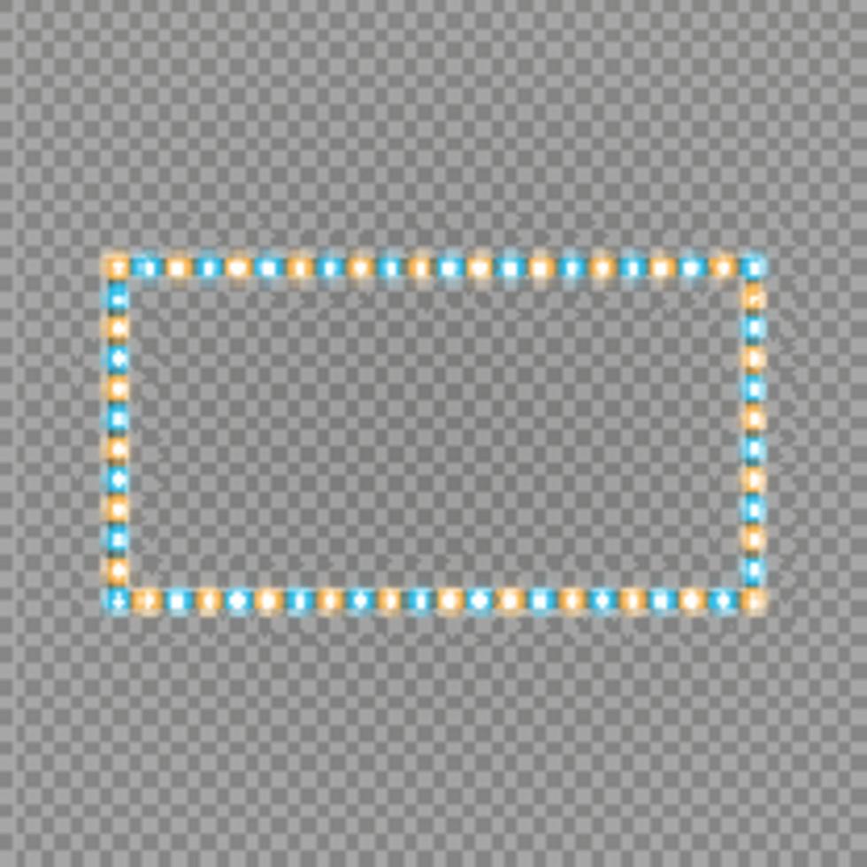 LED stripes with  line on background vector