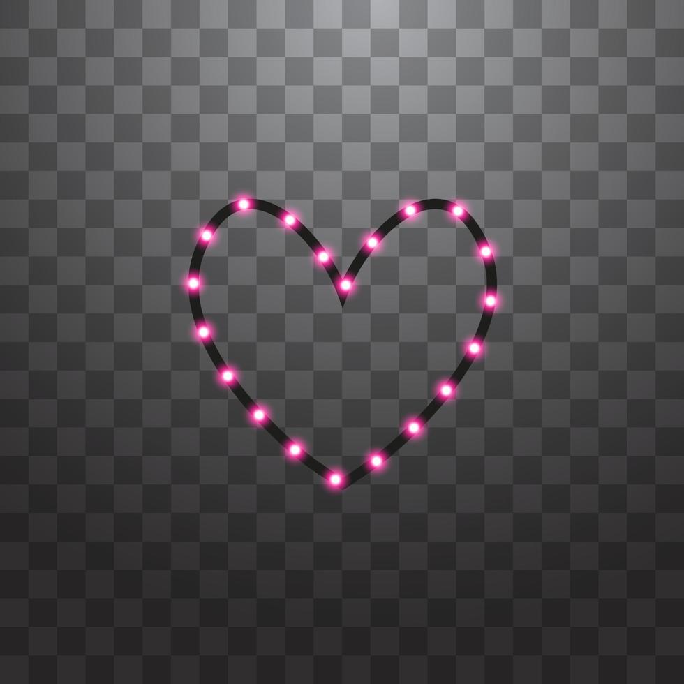 LED stripes with  line on background vector