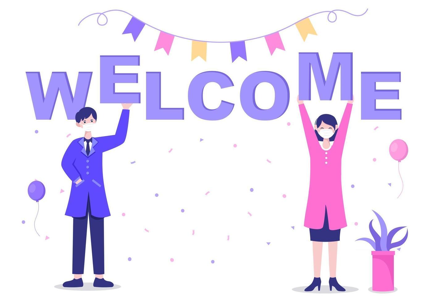 Welcome Vector Illustration