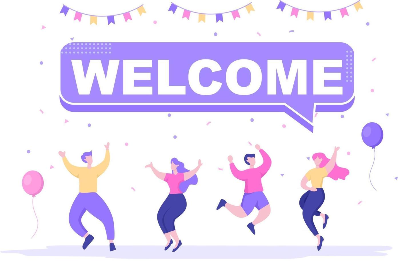 Welcome Vector Illustration