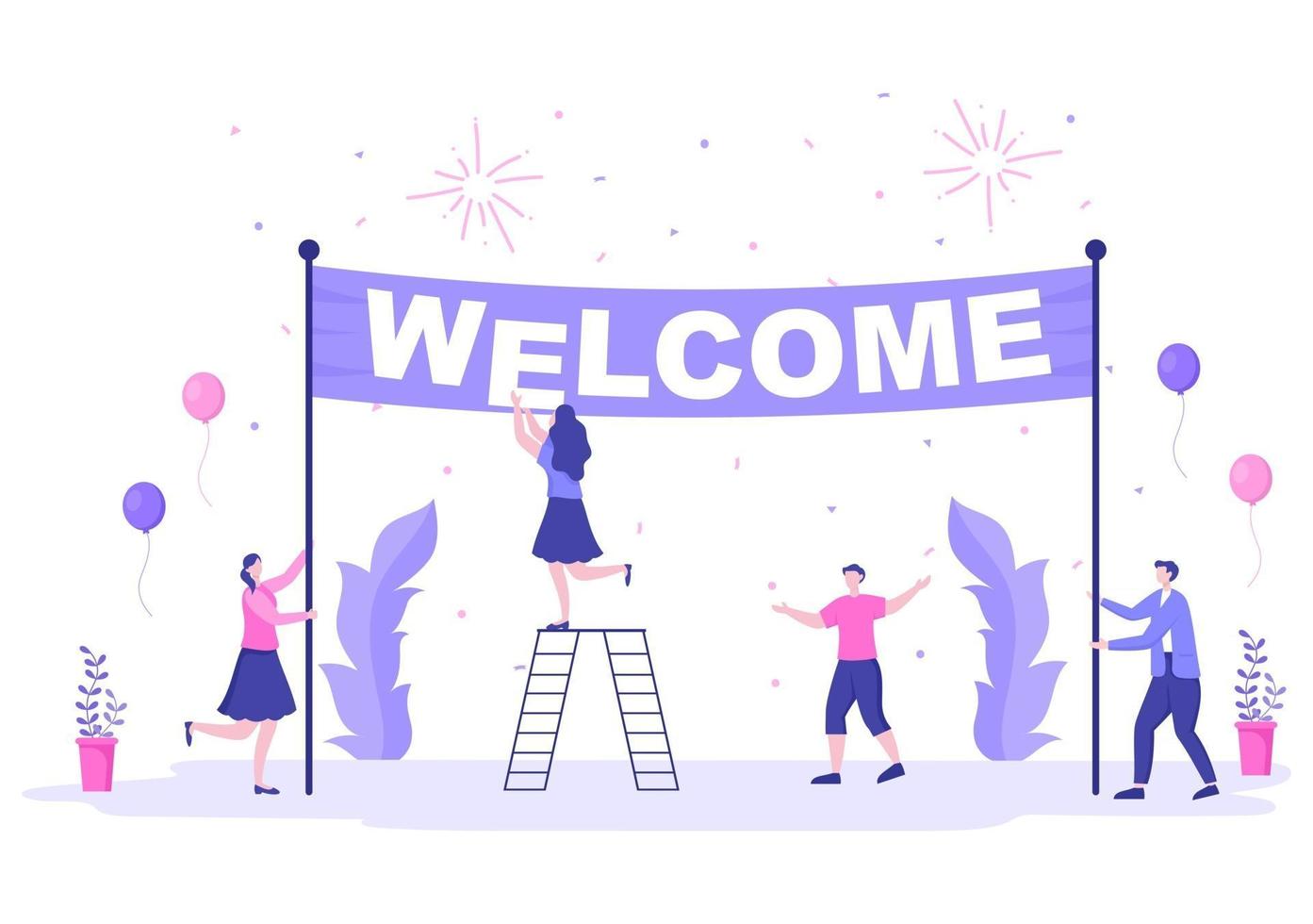 Welcome Vector Illustration