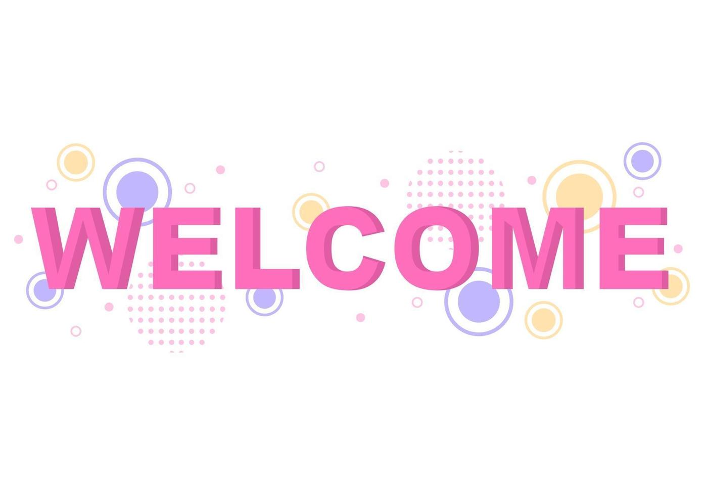 Welcome Vector Illustration