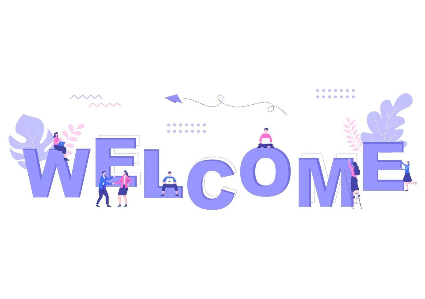 Welcome Vector Illustration