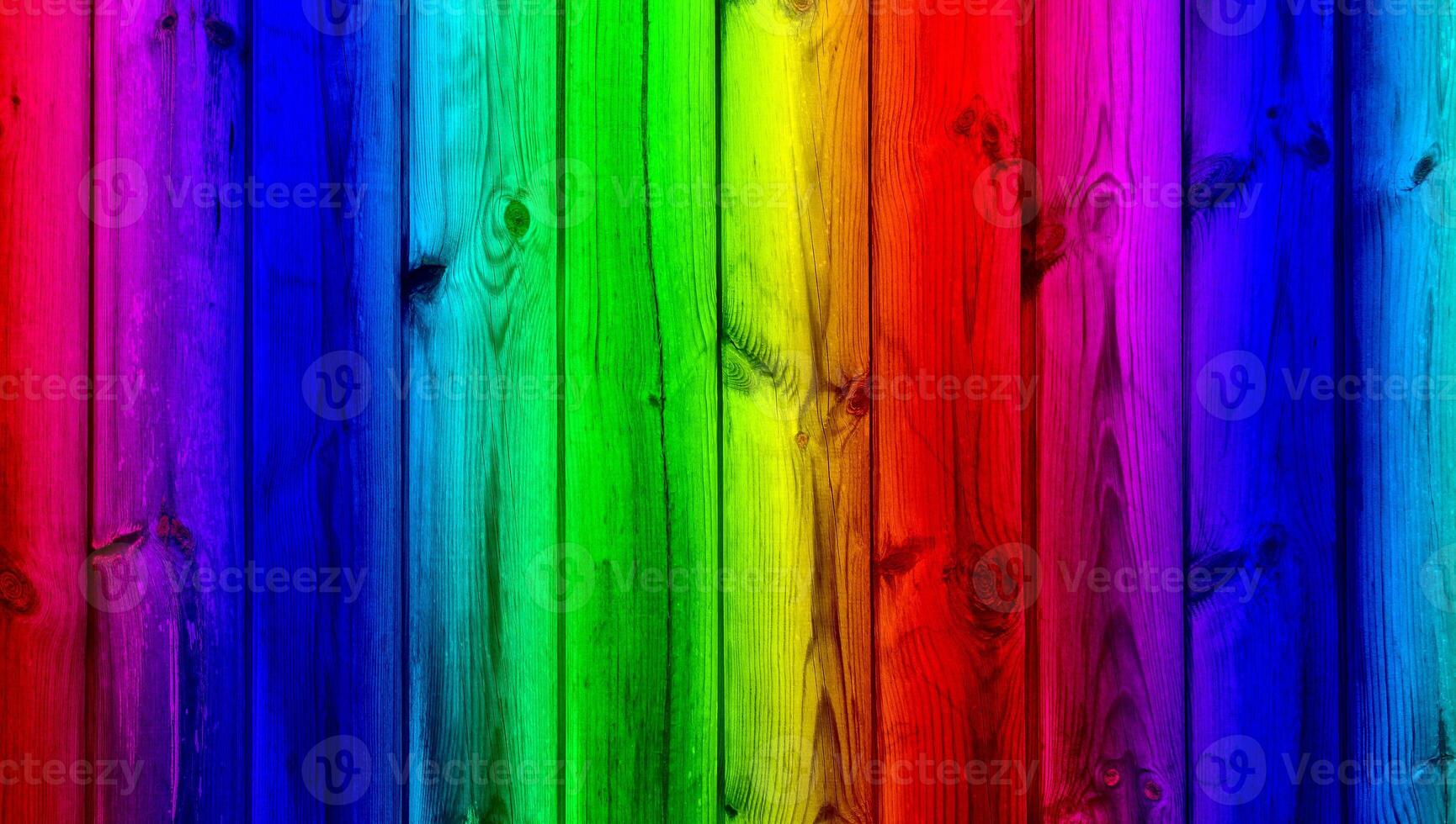 Candy color wooden wall photo