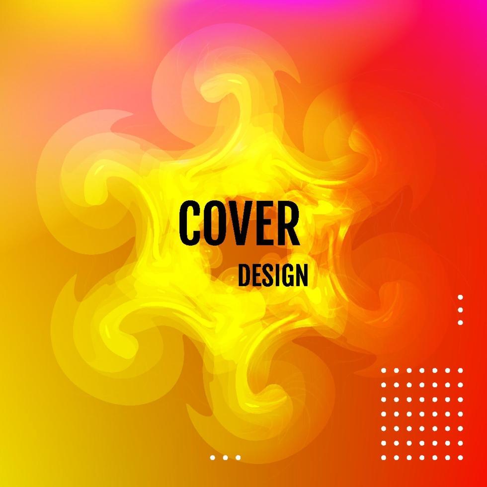 Abstract gradient background with trend colors Vector