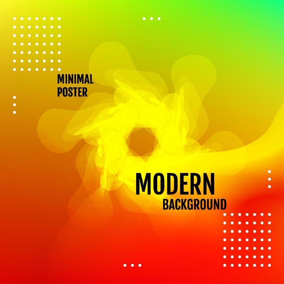 Abstract gradient background with trend colors Vector