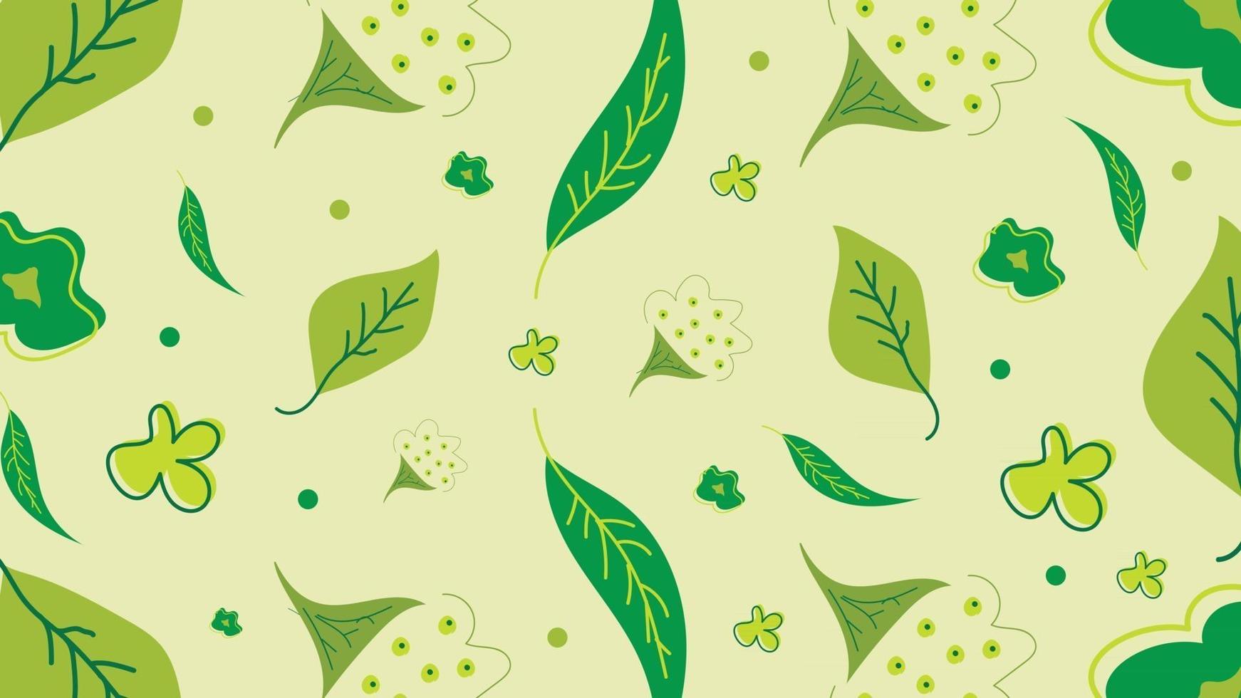 nature leaf seamless pattern vector