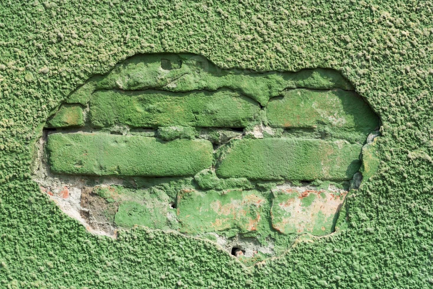 pared de ladrillo antiguo de cerca foto