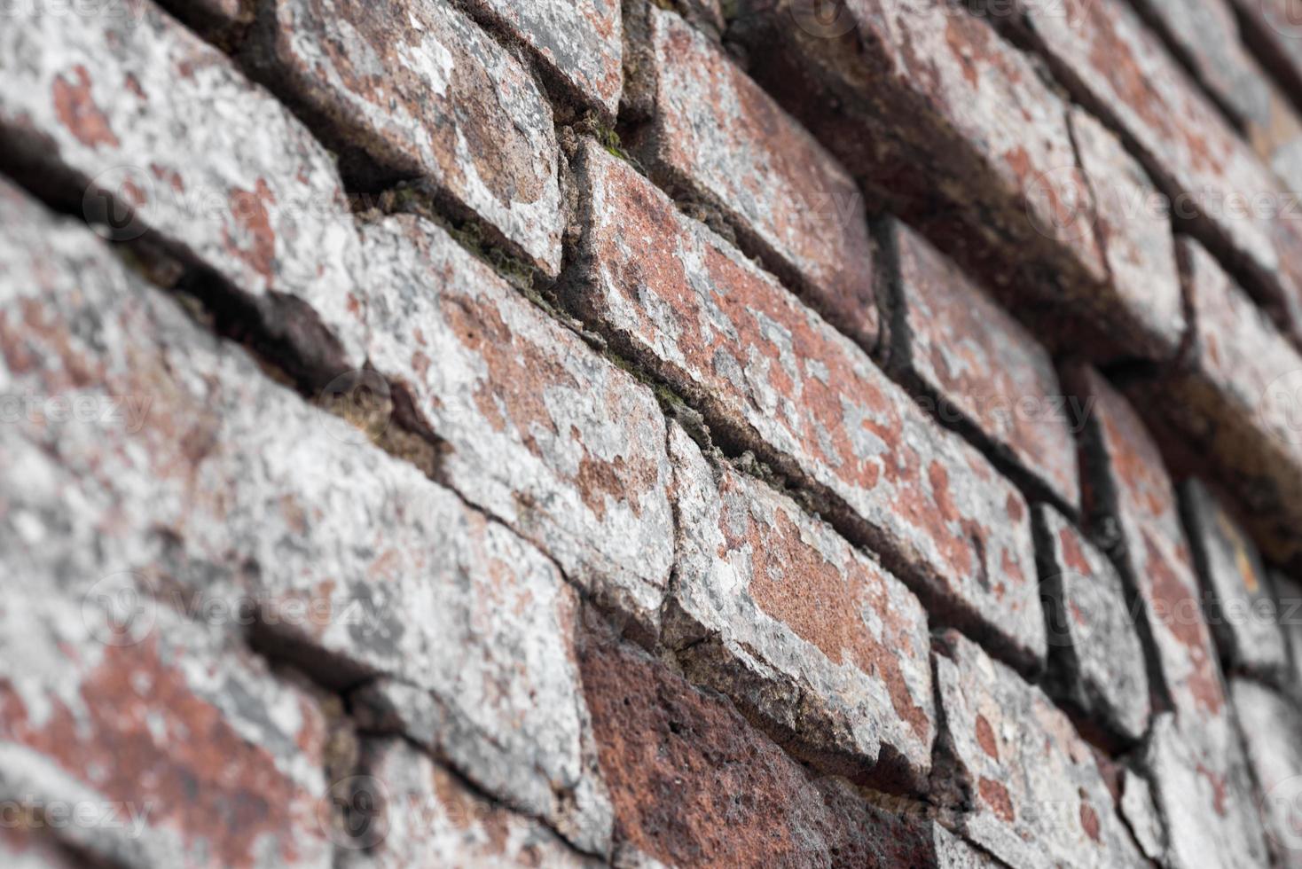 Old brick wall close up photo