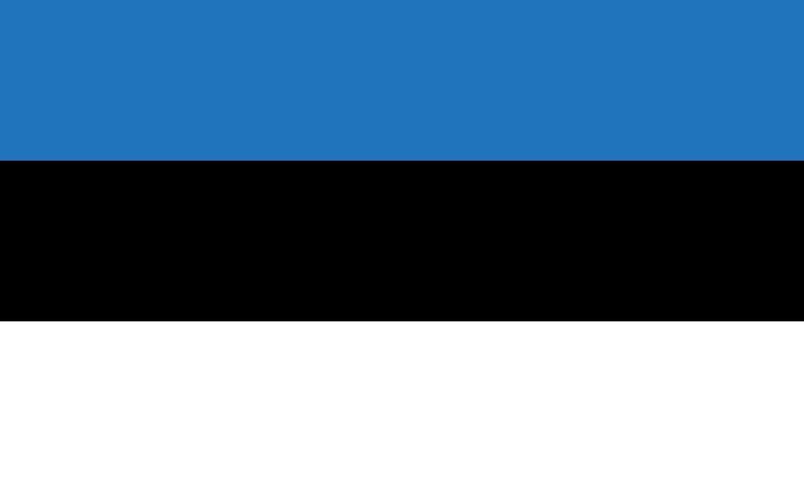 Vector illustration of the Estonian flag