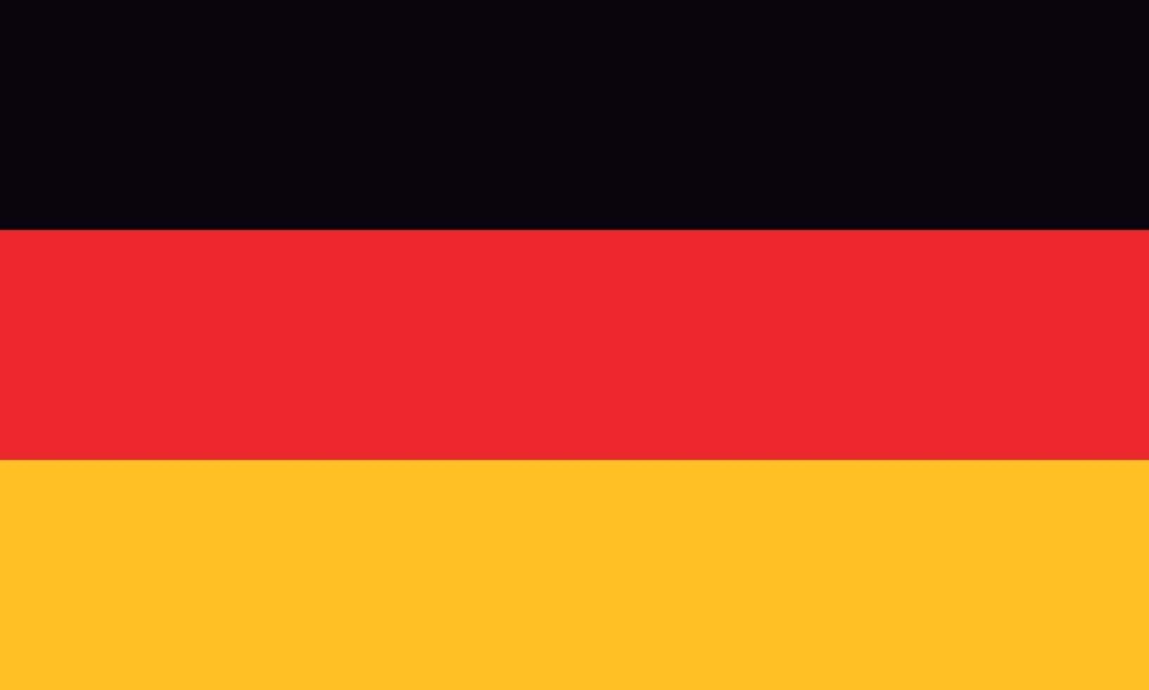 ilustración vectorial de la bandera de alemania vector