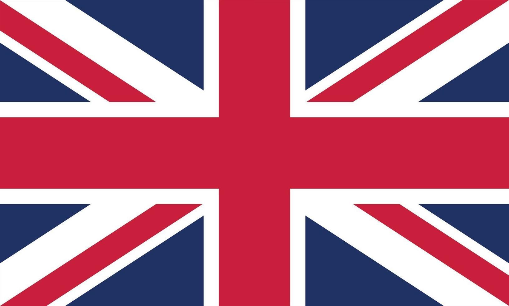 Vector illustration of the United Kingdom flag