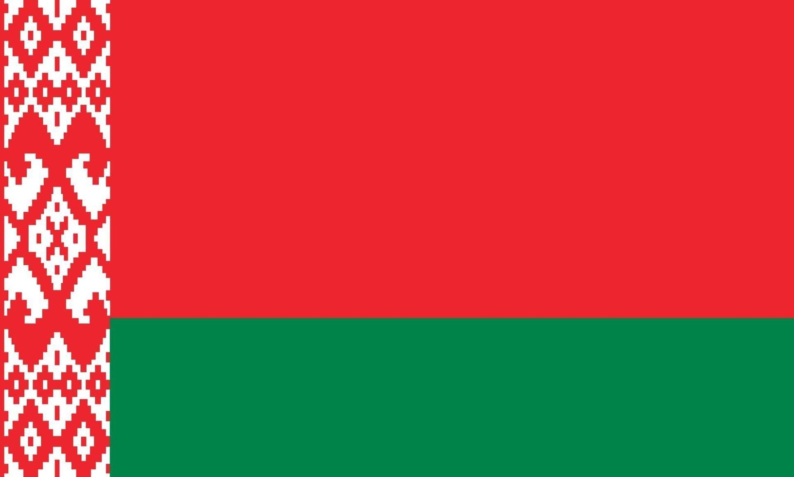 Vectorial illustration of the Belarus flag vector