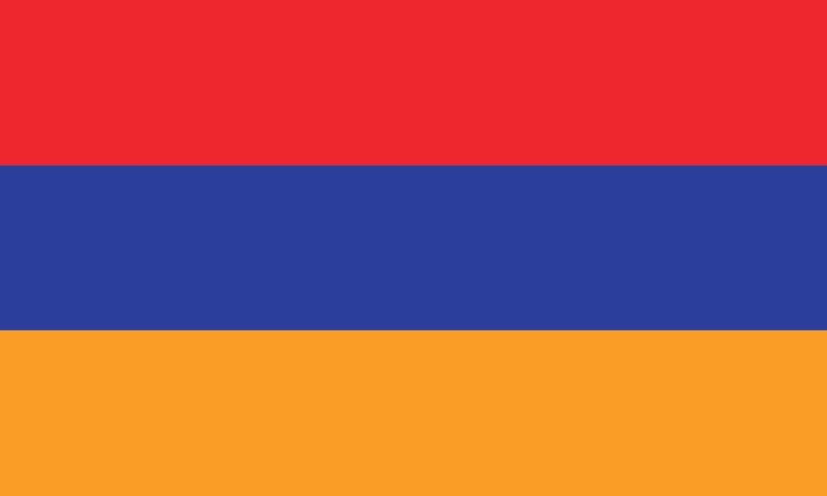 ilustración vectorial de la bandera de armenia vector