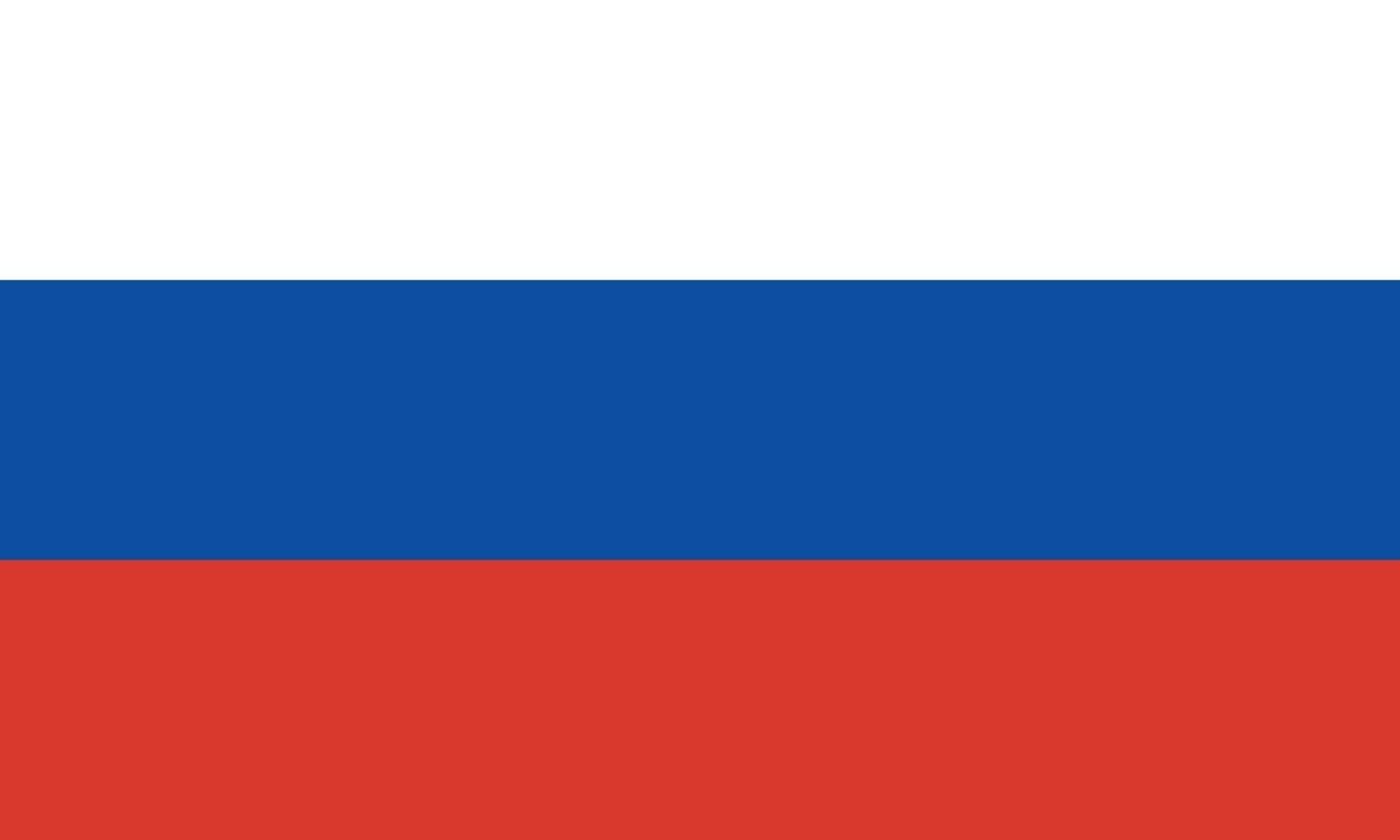 Vectorial illustration of the Russian flag vector