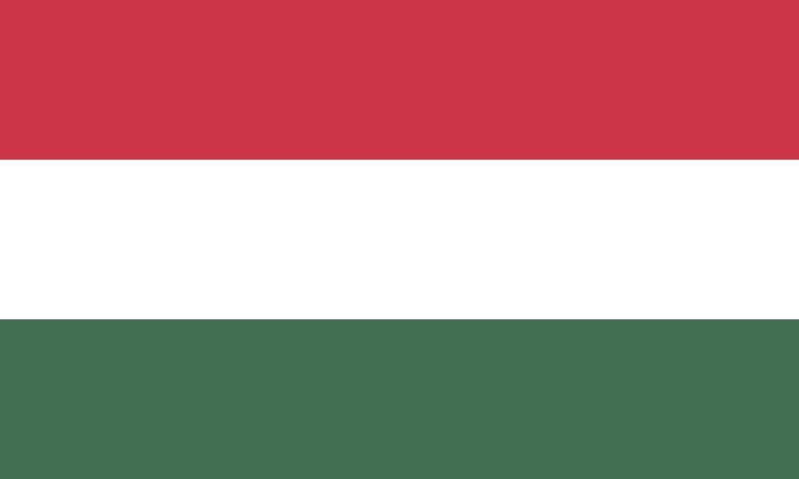 Vector illustration of the Hungarian flag