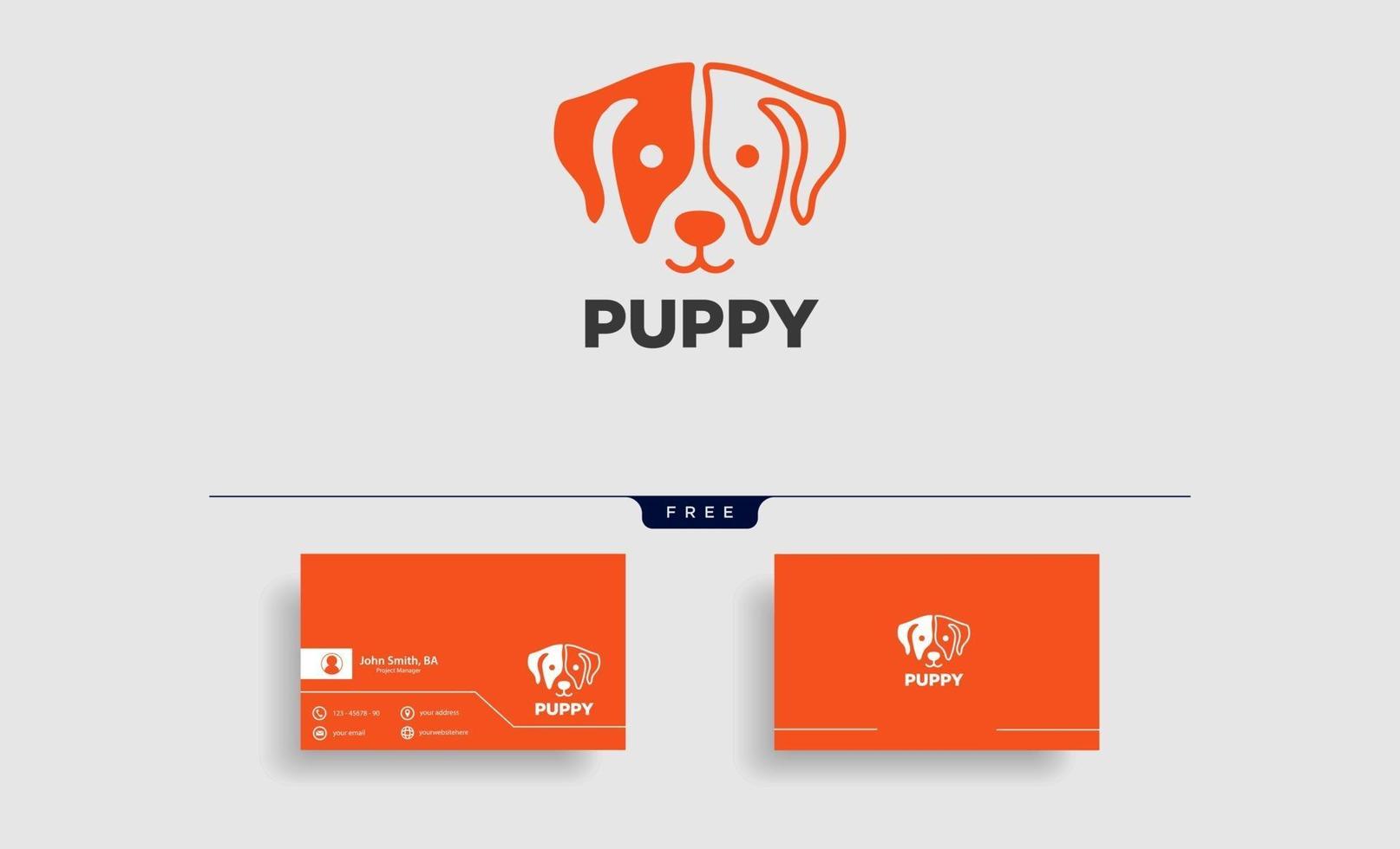 dog pet animal pin location logo template vector icon element isolated