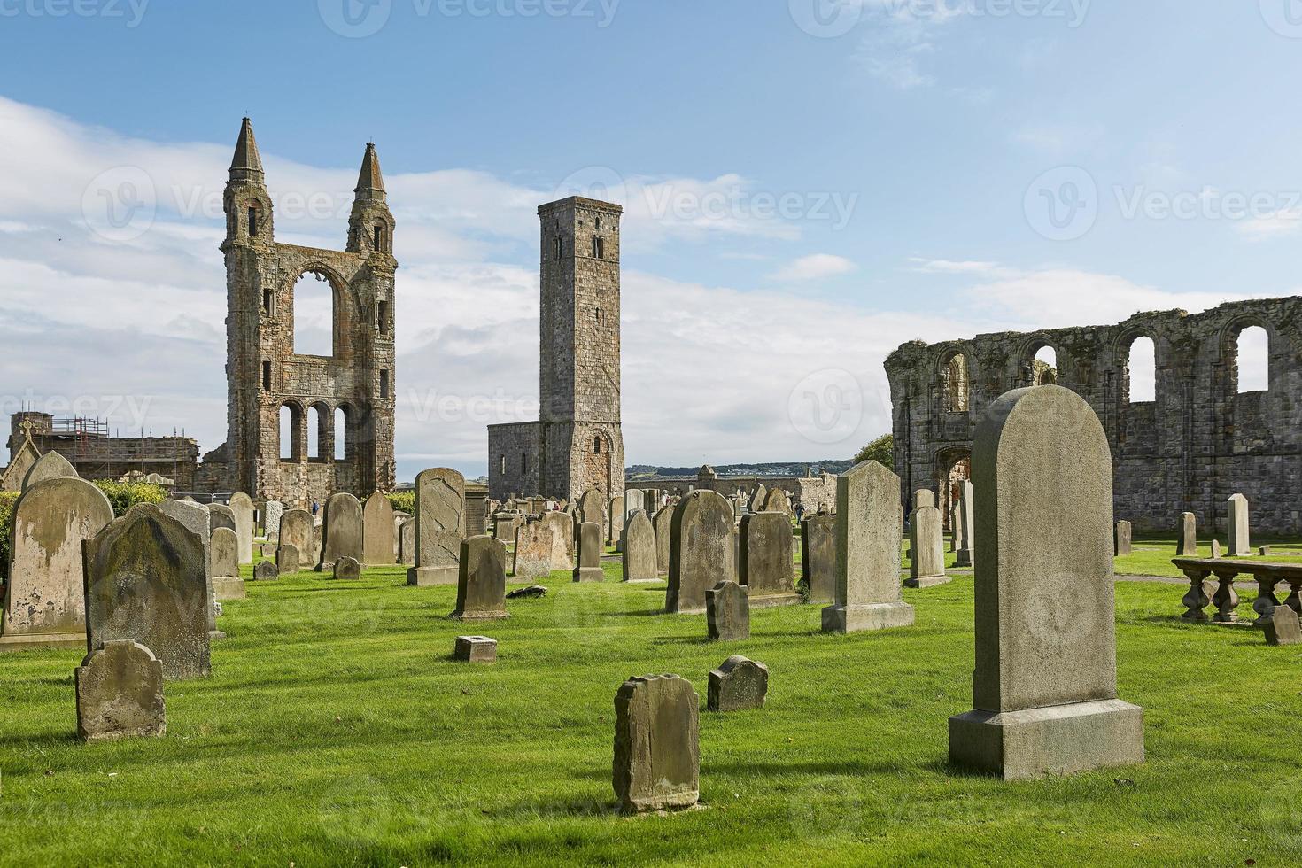 Catedral de San Andrés en Saint Andrews, Escocia foto