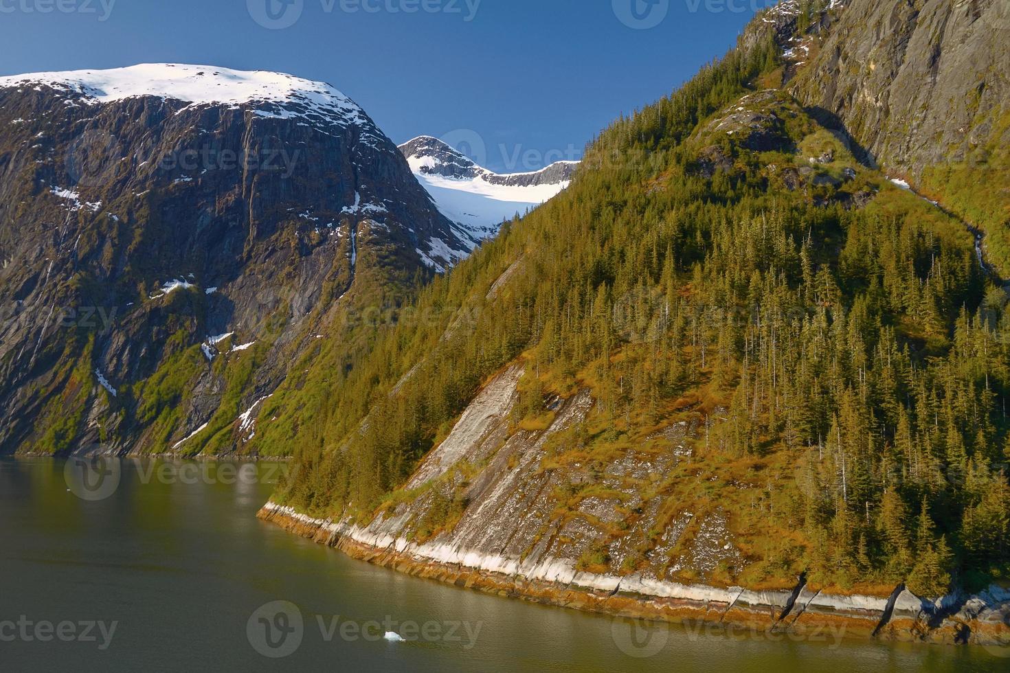 Landscape at Tracy Arm Fjords in Alaska United States photo