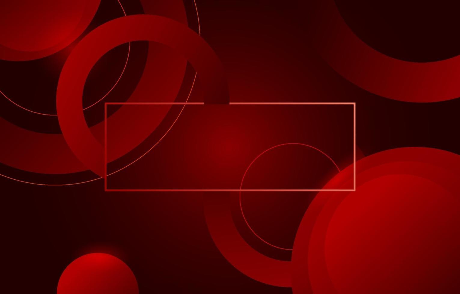 Dark Red Circle Background vector